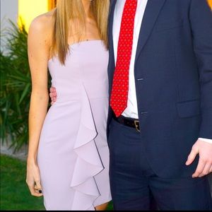 Jay Godfrey lilac ruffle dress